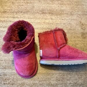 UGG Vibrant Pink Sheepskin Boots